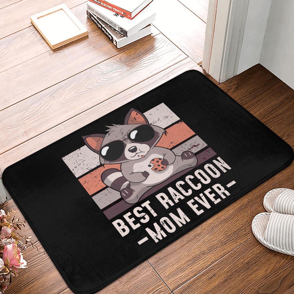 Funny Opposable Thumbs Raccoon Doormat Mat Anti-Slip Racoon Panda Bath Kitchen Balcony Rug Carpet 40*60cm