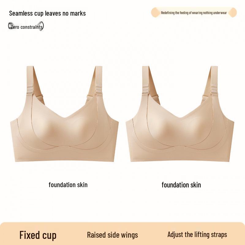 Anti-Sagging Seamless Bra for Small & Big Chests: Lifts, Gathers, and Minimizes for a Fuller Look