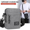 Men's Casual Oxford Cloth Crossbody Bag - Fashionable Small Square Backpack for Mobile Phones