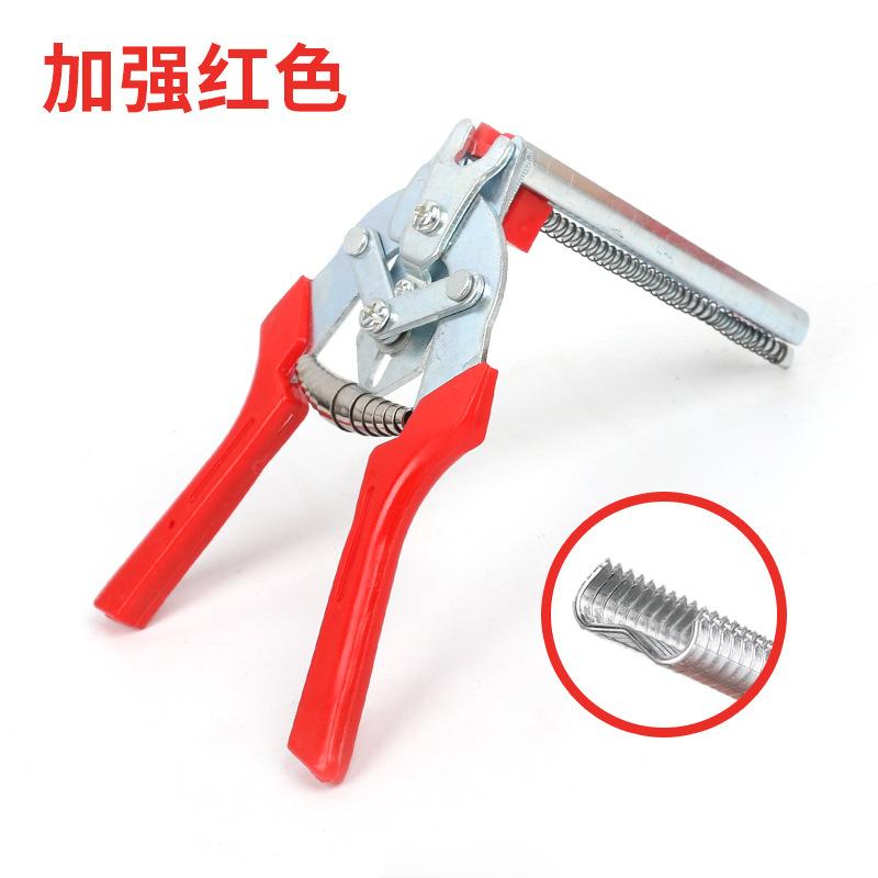 New Sale Heavy-Duty Iron Cage Pliers Set, Pig Pen Clamp Kit M Clips - Durable Home Repair Tools Suitable