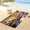 Adventure Chaos Unleashed beach towel soft Portable for travel seaside swim quickdrying swim towel beach Outdoor picnic beach mat Comfort