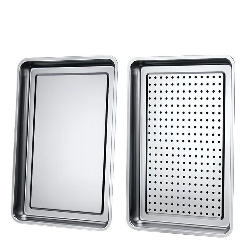 Shengjia 304 Stainless Steel Rectangular Steaming Tray