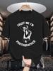 Unisex Crew Neck Tee Trust Me Photographer Retro Graphic Print Soft Cotton Loose Short Sleeve Summer Casual Male Streetwear Tops