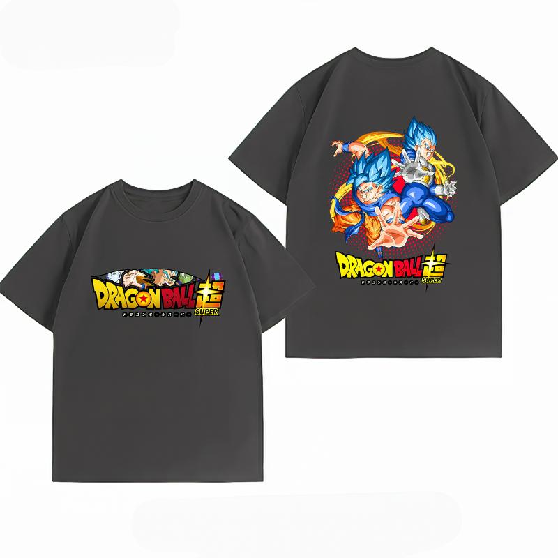 Unisexs Clothing 100 Cotton Summer TShirt Dragon Ball Super Gogeta Vegito Print Anime Tops