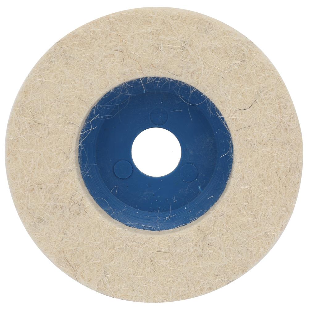 Popular Practical Angled Wool Wheel 4 Inch Wool Polishing Wheel Felt Disc Polishing 3 Pcs