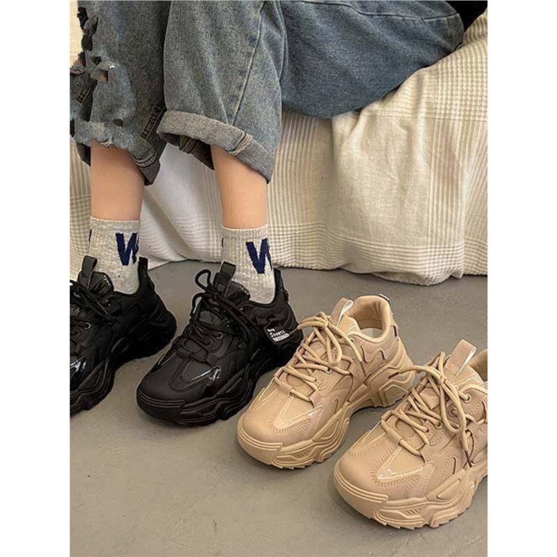 High-quality women's shoes spring and summer new shoes platform-soled soft leather versatile single shoes