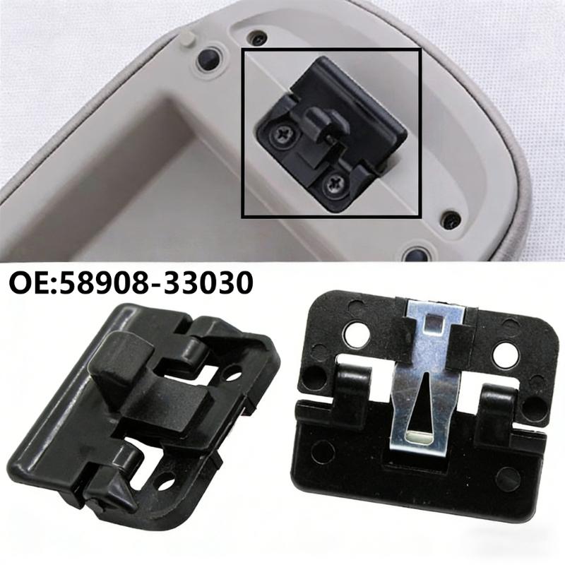 Auto Interior Organizer Locking Clip Fastener Center Console Lock Hook 5890833030 For Multiple Vehicle Type Secure Storage Accessory