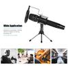 Mini Desktop Microphone Stand + Shock Mount Mic Holder + Pop Filter Kit for Studio Recording Online Broadcasting
