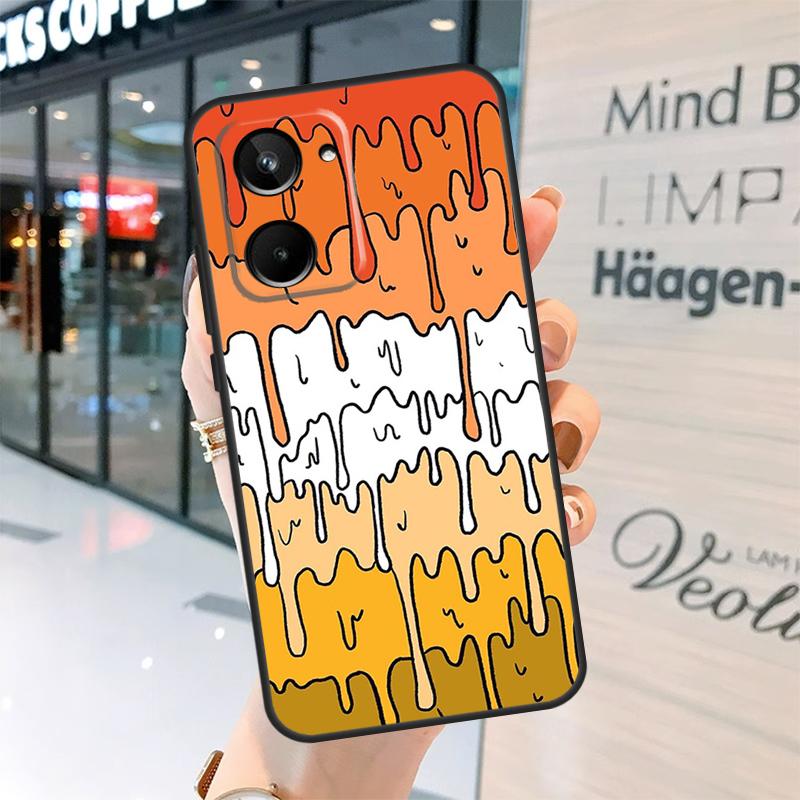 Pastel Kawaii Melting LGBTQ Design Case For Realme GT7 Pro GT6 11 12 13 14 15 Pro Plus C55 C53 C35 C33 C61 C65 C67 C53 C71 C75