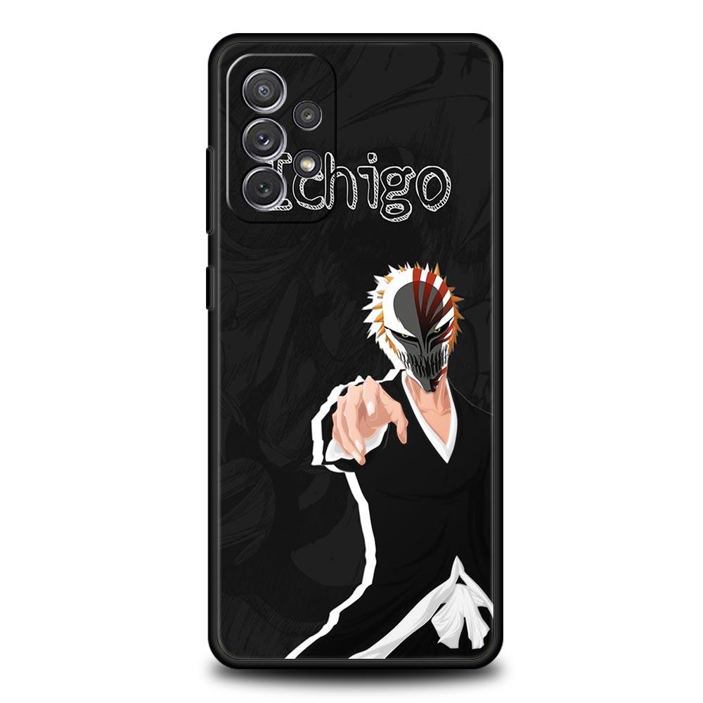 Bleach Kurosaki Ichigo Phone Case For Samsung Galaxy A51 A13 A71 A21S A12 A11 A31 A41 A01 A03s A22 A23 A33 A73 A53 5G Cover