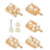 Various Type Mooncake Mold DIY Hand Pressure Fondant Moon Cake Mould with Stamps