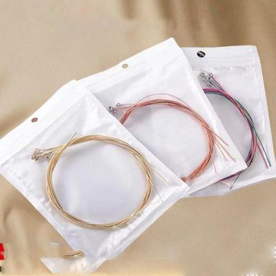 Rust-Proof Folk Guitar Strings 1-6 Set Brass Copper - Durable, Break-Resistant, Individually Packaged Accessories