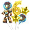 6 ks fóliové balónky narozeninový motiv Party dekorace Potřeby pro miminko Chlapecké děti Hračky Air Globos