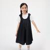 Girls' Summer Sleeveless A-line Dress with Bowknot