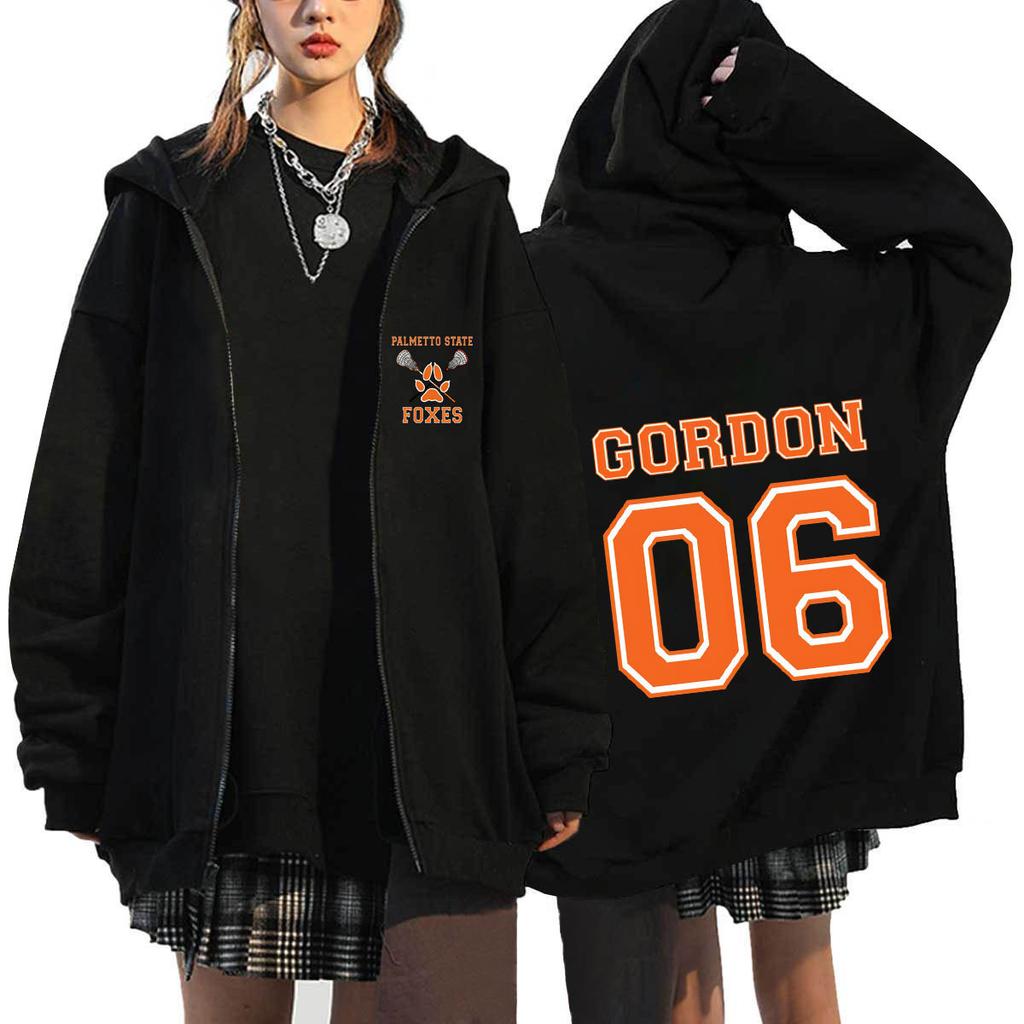 PALMETTO STATE FOXES Hoodie Mens Womens Zipper Hoodies Printed Casual Outdoor Sweatshirts Coats Hip Hop Hoody Streetwear Tops Cardigan