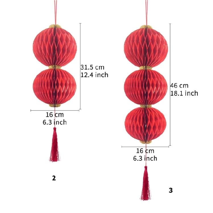 Traditional Lanterns Durable Decorations Hanging Sphere Paper Lanterns Perfect For  New Year And Holiday