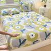 100% Cotton Bed Sheets Flower Printed Fitted Bed Sheet On Elastic Single/Queen/King Pure Cotton Bedsheets Sabanas Matrimoniales