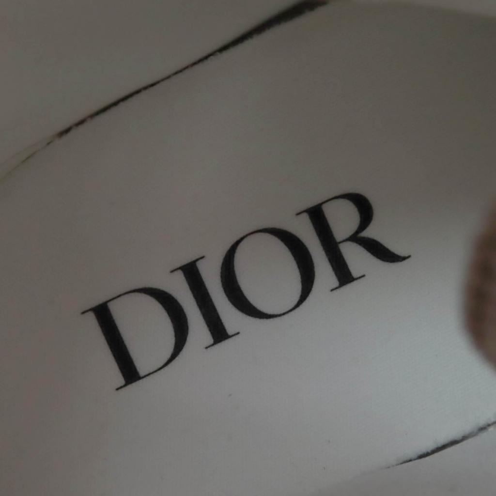 Pristine DIOR High Cut Sneakers B23 Rabbit Motif Shearling Beige Bore Women 37 Used