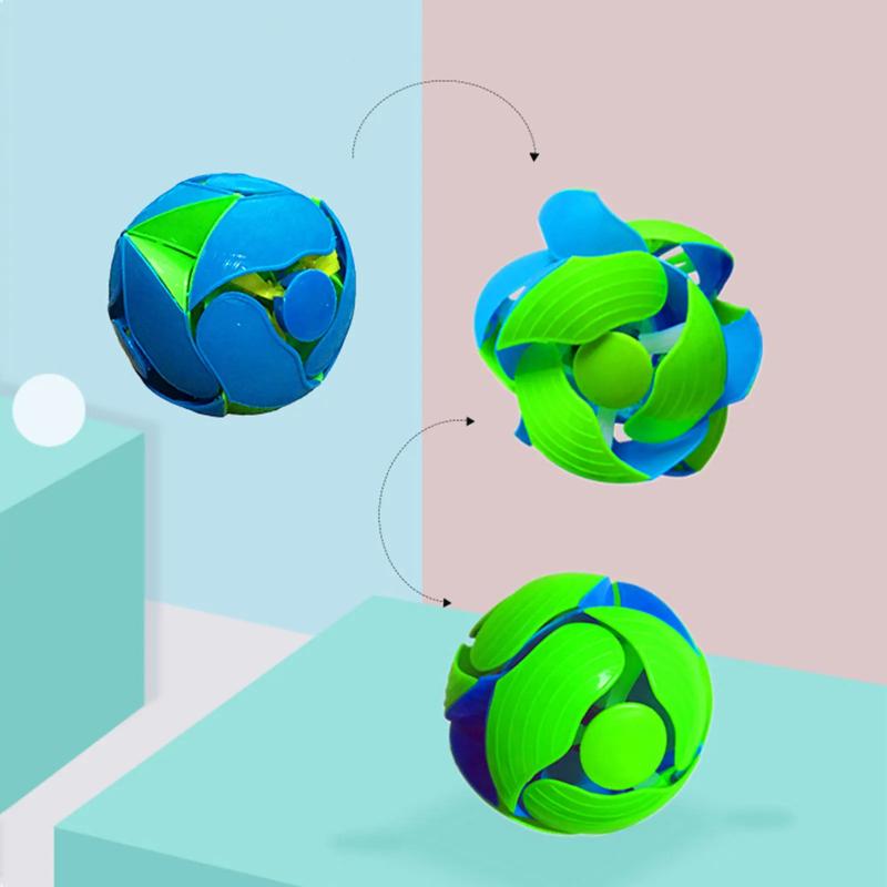 Magic Color-Changing Ball Toy Hand Throwing Telescopic Balls Hand Throwing Creative Fun Toy Birthday Gift For Sports Toy Ball