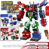 Kabo Car God: Rescue League Transformer Firefighting & Medical Robot Toy Set for Boys
