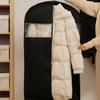 Clear View Clothes Dust Bag Thickened Waterproof Fabric For Hanging Garment Storage