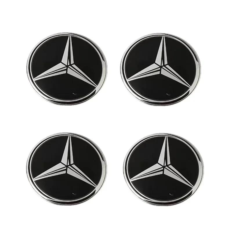 

4PCS 56mm 65mm Car Wheel Center Hub Emblem Sticker for MERCEDES BENZ W203 W204 W205 W209 W210 W211 W212 W176 W166 W163 W221 56mm