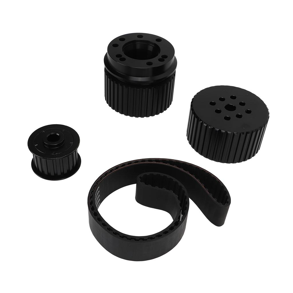 Belt Pulley Kit Long Water Pump Belt Pulley Kit Replacement for Chevy Engine 283 305 307