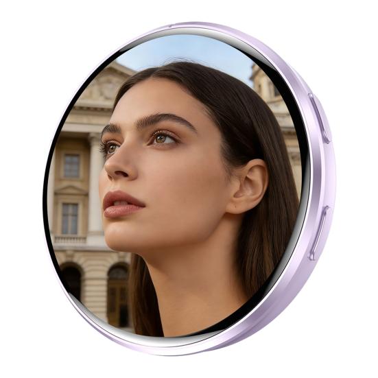 Badge Digitale Personalizzato Badge Elettronico per Nome Schermo Touch da 1,42 Pollici Badge con Display Metallico Batteria da 18 Ore Effetti di Luce Dinamici Regali Personalizzati