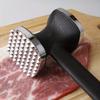 1 Piece Ergonomic Zinc Alloy Meat Tenderizer, Double Sided, Heavy Duty, for Tenderizing and Flattening Meat, Kitchen Essentials