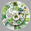 50 Sheets Korean Style Four-Leaf Clover Graffiti Stickers for Phone Cases, Notebooks, DIY Decoration