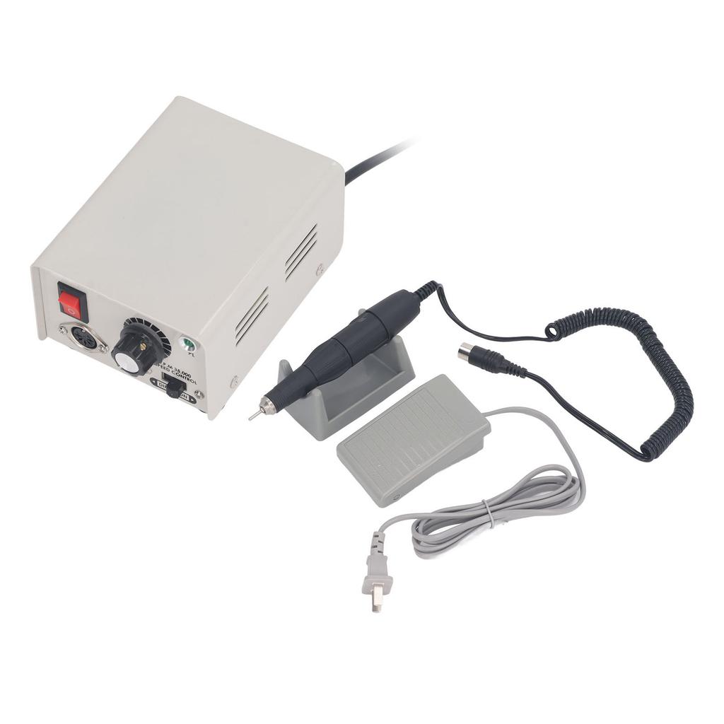 Micromotor Polishing Machine 35K RPM Micromotor Hand Kit Electric Polisher with 102L Handle for Jewelry Carving EU Plug
