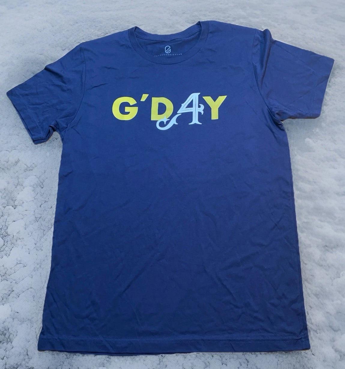 Extracurricular 4 Aces Golf T-Shirt NEW G’Day Australia Large Made USA Aussie L 2XL
