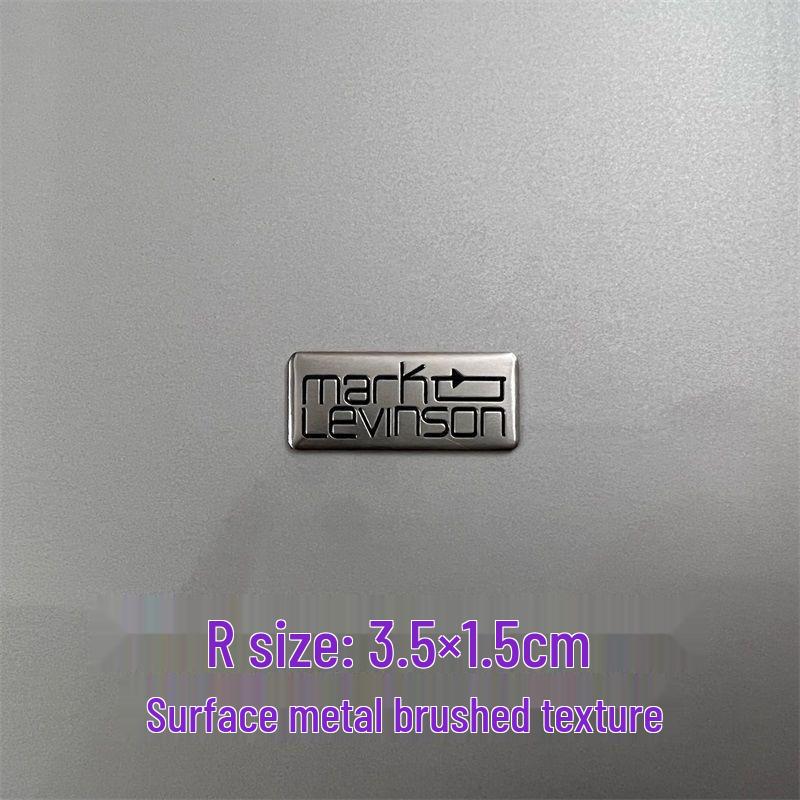 Dekorative Metallaufkleber für Auto-Audio-Lautsprecher von Bose, Harman Kardon, JBL.