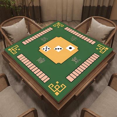 Yousheng Mahjong Table Mat Poker Domino Mahjong Tile Card Board Game Anti-slip Noise Reduction Square Mah Jongg Table Cover Playmat