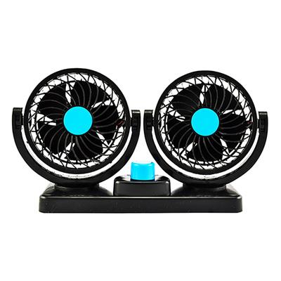 12V/24V Dual Head  Wind Summer Car Truck Rotatable  Car Fan