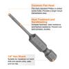 1/5/10pcs Magnetic Slotted Screwdriver Bits SL2 SL3 SL4 SL5 SL6 S2 Flat Head Screwdriver Bit 1/4" Hex Shank Screw Driver Bits