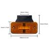 10/8/6/4pcs 12V 24V LED Side Marker Light Car External Lights Squarde Warning Tail Light Signal Lamp Auto Trailer Truck Lorry