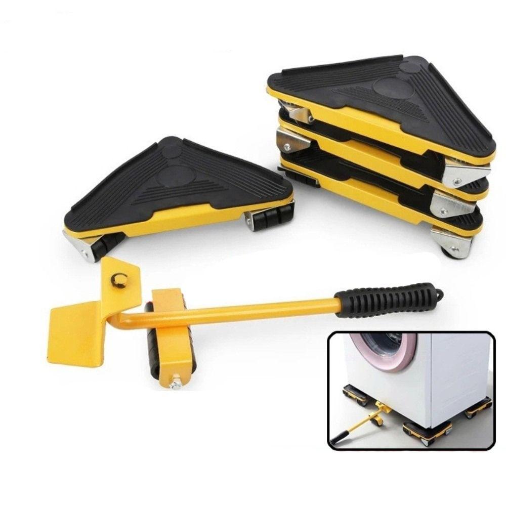 Heavy Duty Furniture Moving Equipment Anti-Rust Multipurpose Roller Sliders 360° Rotation Save Effort Transport Roller Set