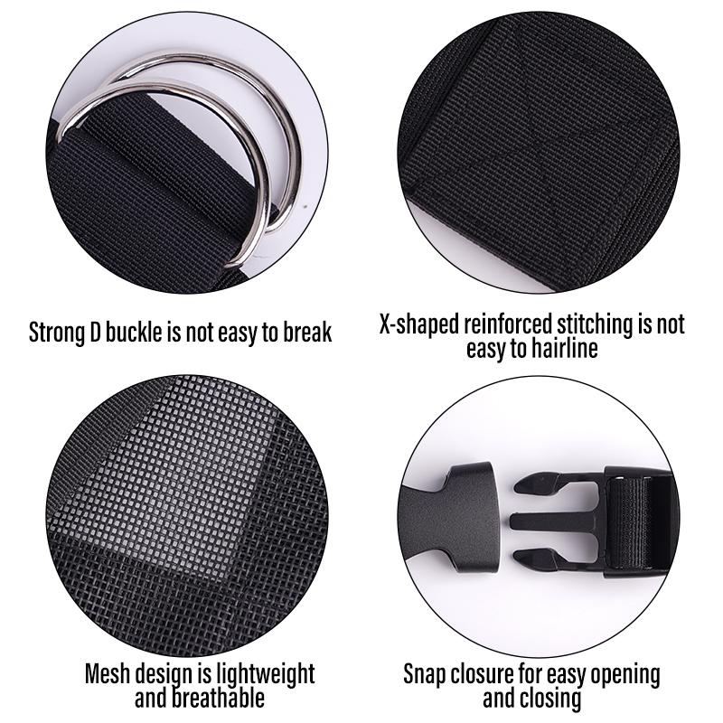 Small Animal Weighing Sling Calf Weighing Sling Black Durable Adjustable Strap Length for Weighing Calves Lambs Goats Baby