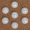 20-200Pcs Ivory Flatback Half Round Pearl Craft ABS Resin Imitation Pearl Resin Scrapbook Beads For DIY Decoration Handmade Craft Accessories