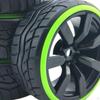 4pcs 1:10 RC Car Rubber Tires Spare Accessories 4WD Remote Control Vehicle Parts Upgrade