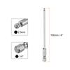 1/2/3pcs Ball End Hex Screwdriver Bit Set  1.5/2/2.5/3/4/5/6/8/10mm Size 1/4" Hex Shank 100mm (4") Long Magnetic Ball Head Bits
