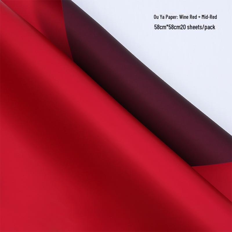 

Double-Sided Waterproof Floral Wrapping Paper for Bouquets