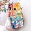 For ITEL A48 Cute Flower Butterfly Cat Painted Case For Itel A48 Black Silicone Soft Phone Cases