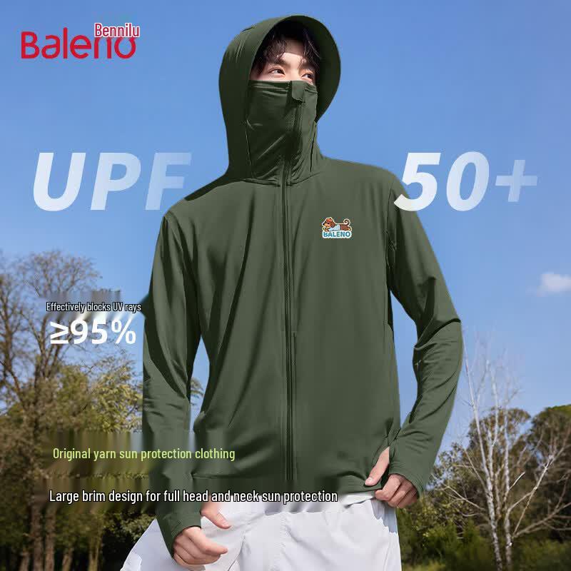 Baleno Men's 2026 Summer Ice Silk UPF50+ Sun Protection Jacket