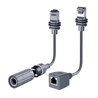 1200Mbps SPX To RJ45 Cable IP68 Waterproof Ethernet Adapter for Starlinks Gen3/Mini Travel
