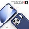 Phone Case for IPhone 17 Air 16E 16 15 14 Plus 13 12 Pro Max Wallet Cases Card Holder Slot Magnetic Leather Hard Shell Cover