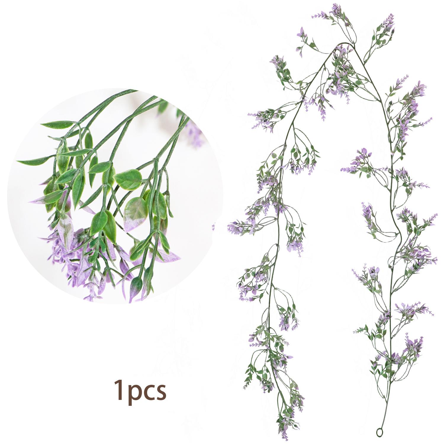 

Дом Листья эвкалипта Ротанг Фестиваль Вечеринка Украшение Выставка Украшение Свадебное украшение фиолетовый