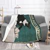 Black Cat Your Butt Napkins My Lady Cat Blankets Soft Flannel Throw Blanket Bedding For Bed Living Room Picnic Travel Home Couch