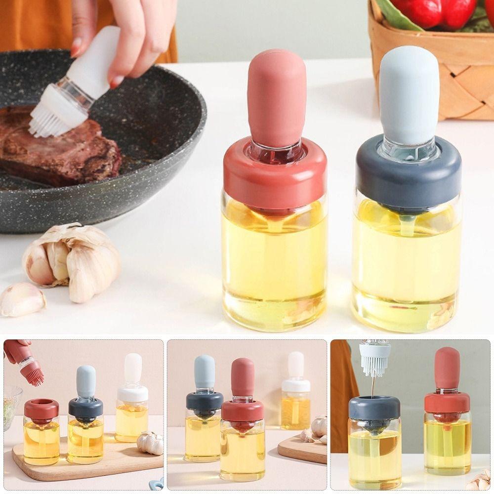 

2 в 1 силиконовая щетка для бутылки, масляный насос, дозатор для оливкового масла, дозатор для мерного масла